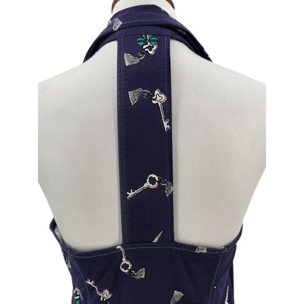 Anthropologie Maeve Womens M Navy The Amelia Collared Mini Dress NWT - Picture 8 of 16